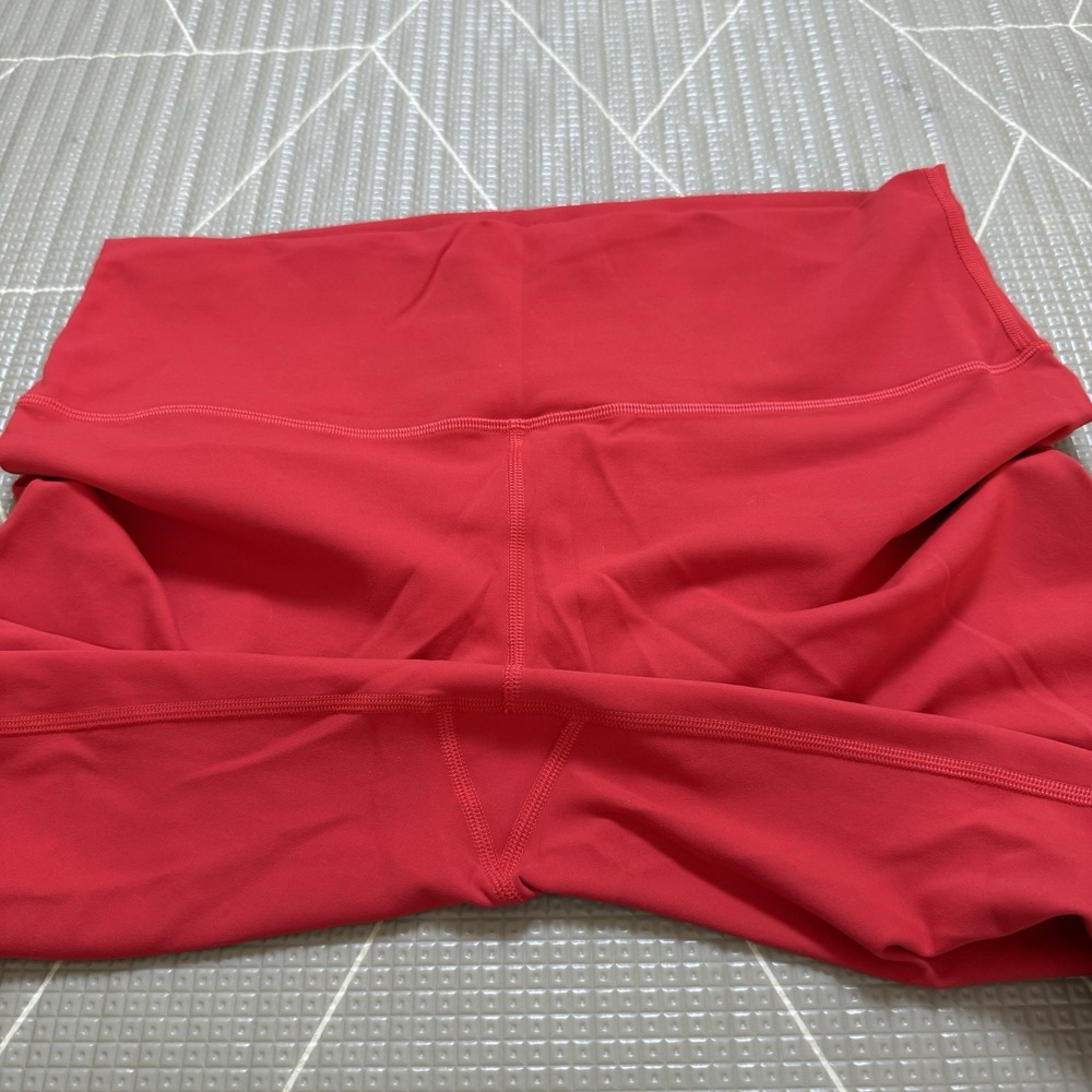 Lululemon Wunder Train High-Rise Crop 23" Coral Red 14 LW6CAMS - Picture 4 of 9